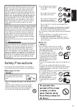 Preview for 3 page of Panasonic TXP65VT60Y Operating Instructions Manual