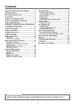 Preview for 2 page of Panasonic TY-FB10WPE Operating Instructions Manual