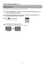 Preview for 27 page of Panasonic TY-FB10WPE Operating Instructions Manual