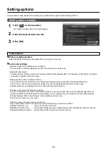 Preview for 38 page of Panasonic TY-FB10WPE Operating Instructions Manual