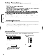 Preview for 6 page of Panasonic TY-FB7SD Operating Instructions Manual