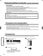 Preview for 12 page of Panasonic TY-FB7SD Operating Instructions Manual