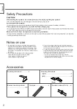 Preview for 2 page of Panasonic TY-SP65P10WK Installation Instructions Manual