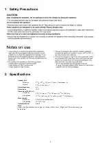 Preview for 2 page of Panasonic TY-SP65P10WK Service Manual