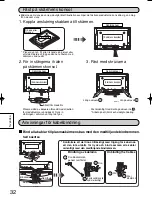 Preview for 32 page of Panasonic TY-ST08S Installation Instructions Manual