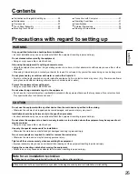 Preview for 25 page of Panasonic TY-TP65P30K  () Operating Instructions Manual