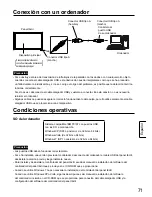 Preview for 71 page of Panasonic TY-TP65P30K  () Operating Instructions Manual