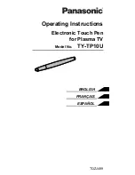 Panasonic TYTP10U Operating Instructions Manual preview