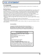 Preview for 5 page of Panasonic TZ-PCD2000 Operating Instructions Manual