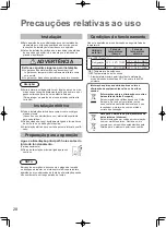 Preview for 28 page of Panasonic U-8LE1H7E Series Operating Instructions Manual