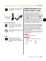 Preview for 11 page of Panasonic UB-T781 Operating Instructions Manual