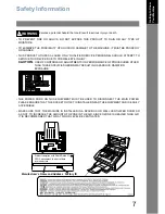 Preview for 7 page of Panasonic UF-780/790 Operating Instructions Manual