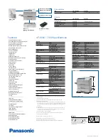 Preview for 6 page of Panasonic UF-8300 Specifications