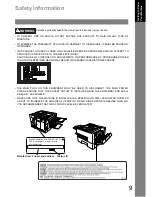 Preview for 9 page of Panasonic UF-890/990 Operating Instructions Manual