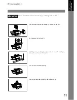 Preview for 11 page of Panasonic UF-890/990 Operating Instructions Manual