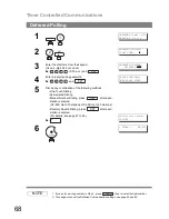 Preview for 68 page of Panasonic UF-890/990 Operating Instructions Manual