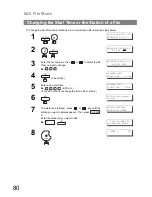 Preview for 80 page of Panasonic UF-890/990 Operating Instructions Manual