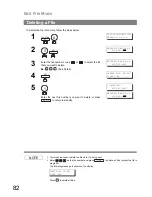 Preview for 82 page of Panasonic UF-890/990 Operating Instructions Manual