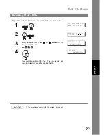 Preview for 83 page of Panasonic UF-890/990 Operating Instructions Manual