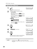 Preview for 94 page of Panasonic UF-890/990 Operating Instructions Manual