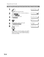 Preview for 104 page of Panasonic UF-890/990 Operating Instructions Manual