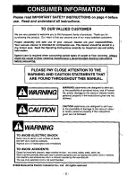 Preview for 2 page of Panasonic Ultra-Pro MC-V100 Operating Instructions Manual