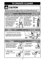 Preview for 8 page of Panasonic Ultra-Pro MC-V100 Operating Instructions Manual