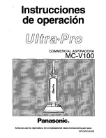 Preview for 17 page of Panasonic Ultra-Pro MC-V100 Operating Instructions Manual