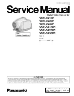 Panasonic VDR-D210P Service Manual preview