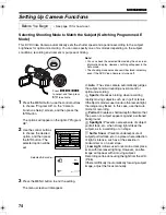 Preview for 74 page of Panasonic VDR-M55EB Operating Instructions Manual