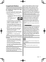 Preview for 3 page of Panasonic Viera EZ1000H Series Operating Instructions Manual