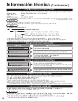 Preview for 46 page of Panasonic Viera TC-32LX700 Manual De Instrucciones