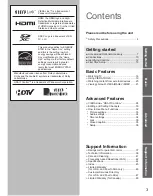 Preview for 3 page of Panasonic Viera TC-42PX34 Owner'S Manual