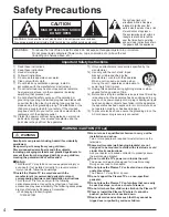 Preview for 4 page of Panasonic Viera TC-42PX34 Owner'S Manual