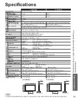 Preview for 58 page of Panasonic Viera TC-42PX34X Owner'S Manual