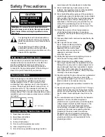 Preview for 4 page of Panasonic Viera TC-50CS560C Owner'S Manual