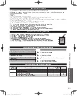 Preview for 51 page of Panasonic Viera TC-P42X3 Owner'S Manual