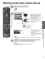 Preview for 21 page of Panasonic Viera TC-P42X3M Owner'S Manual