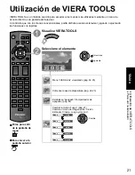 Preview for 21 page of Panasonic Viera TC-P46S1 Instrucciones De Operación