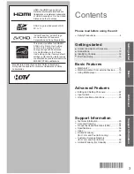 Preview for 3 page of Panasonic Viera TC-P50X5 Owner'S Manual