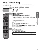 Preview for 13 page of Panasonic Viera TC-P50X5 Owner'S Manual