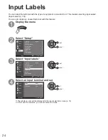 Preview for 24 page of Panasonic Viera TC-P50X5 Owner'S Manual