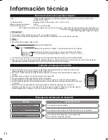 Preview for 44 page of Panasonic Viera TC-P58S2 Manual De Instrucciones