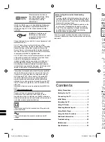 Preview for 2 page of Panasonic VIERA TH-32D410H Operating Instructions Manual