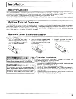 Preview for 9 page of Panasonic Viera TH-37PA20 Operating Instructions Manual