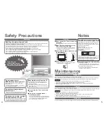 Preview for 3 page of Panasonic Viera TH-37PD60E Operating Instructions Manual