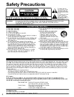 Preview for 4 page of Panasonic Viera TH-42PX75 Quick Start Manual