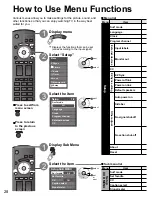 Preview for 28 page of Panasonic Viera TH-42PX75 Quick Start Manual