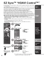 Preview for 30 page of Panasonic Viera TH-42PX75U Operating Instructions Manual