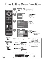 Preview for 22 page of Panasonic Viera TH-42PX80A Operating Instructions Manual